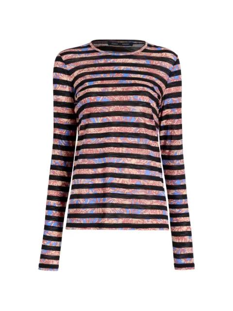 Mia printed striped top by PROENZA SCHOULER