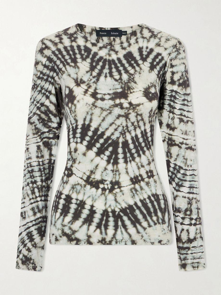 Mia tie-dyed cotton-jersey T-shirt by PROENZA SCHOULER