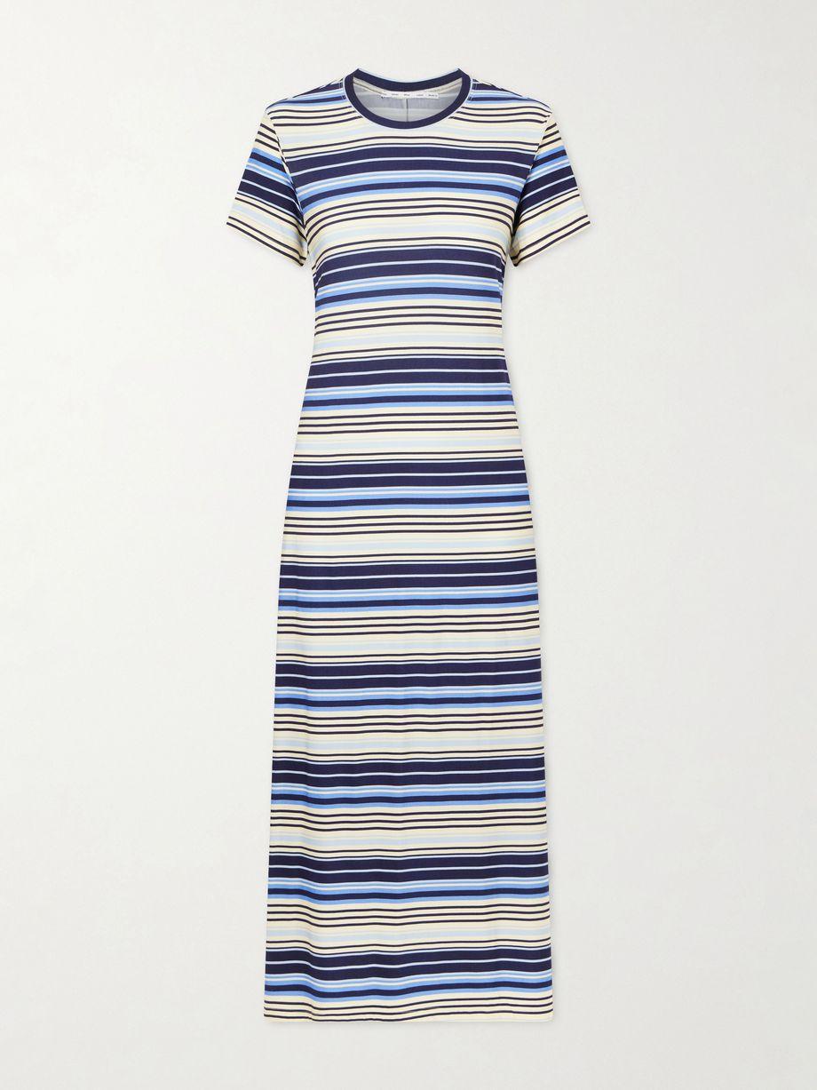 Noelle striped jersey maxi dress by PROENZA SCHOULER