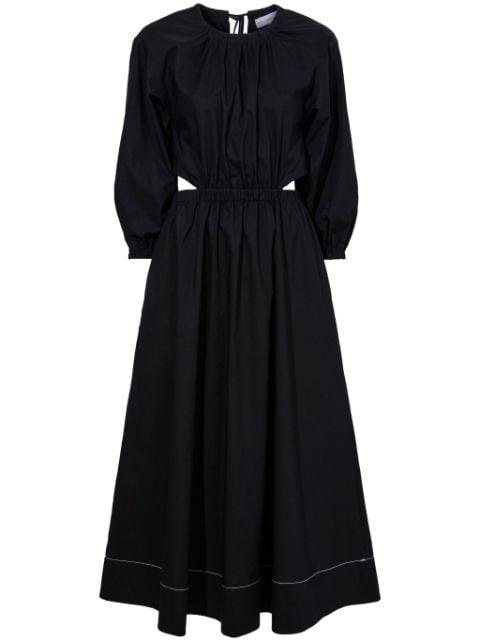 Nora backless poplin dress by PROENZA SCHOULER