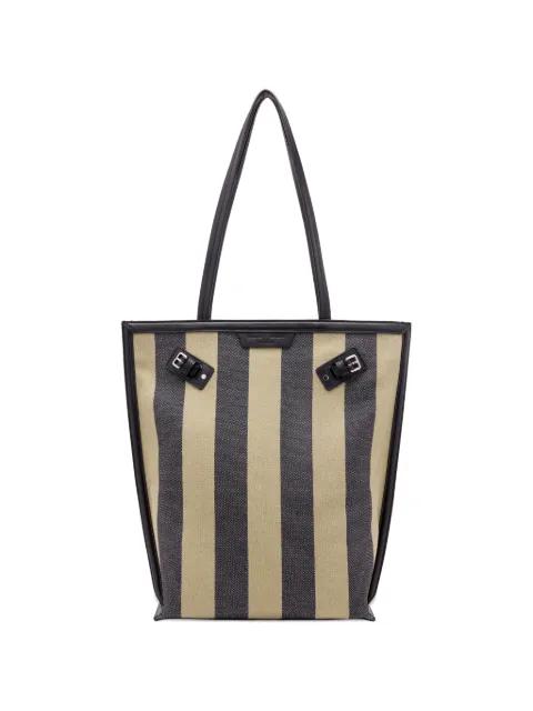 North South Days striped canvas tote bag by PROENZA SCHOULER