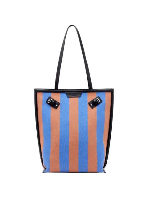 North South Days striped canvas tote bag by PROENZA SCHOULER