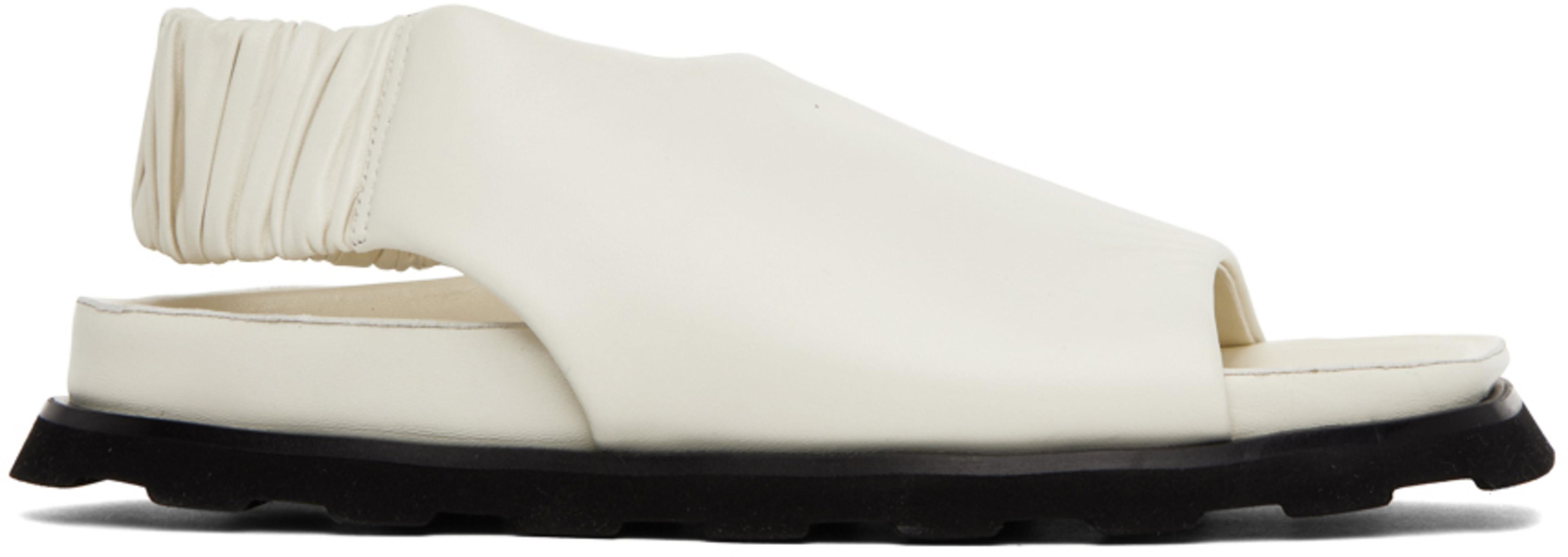 Off-White Slingback Fuss Sandals by PROENZA SCHOULER