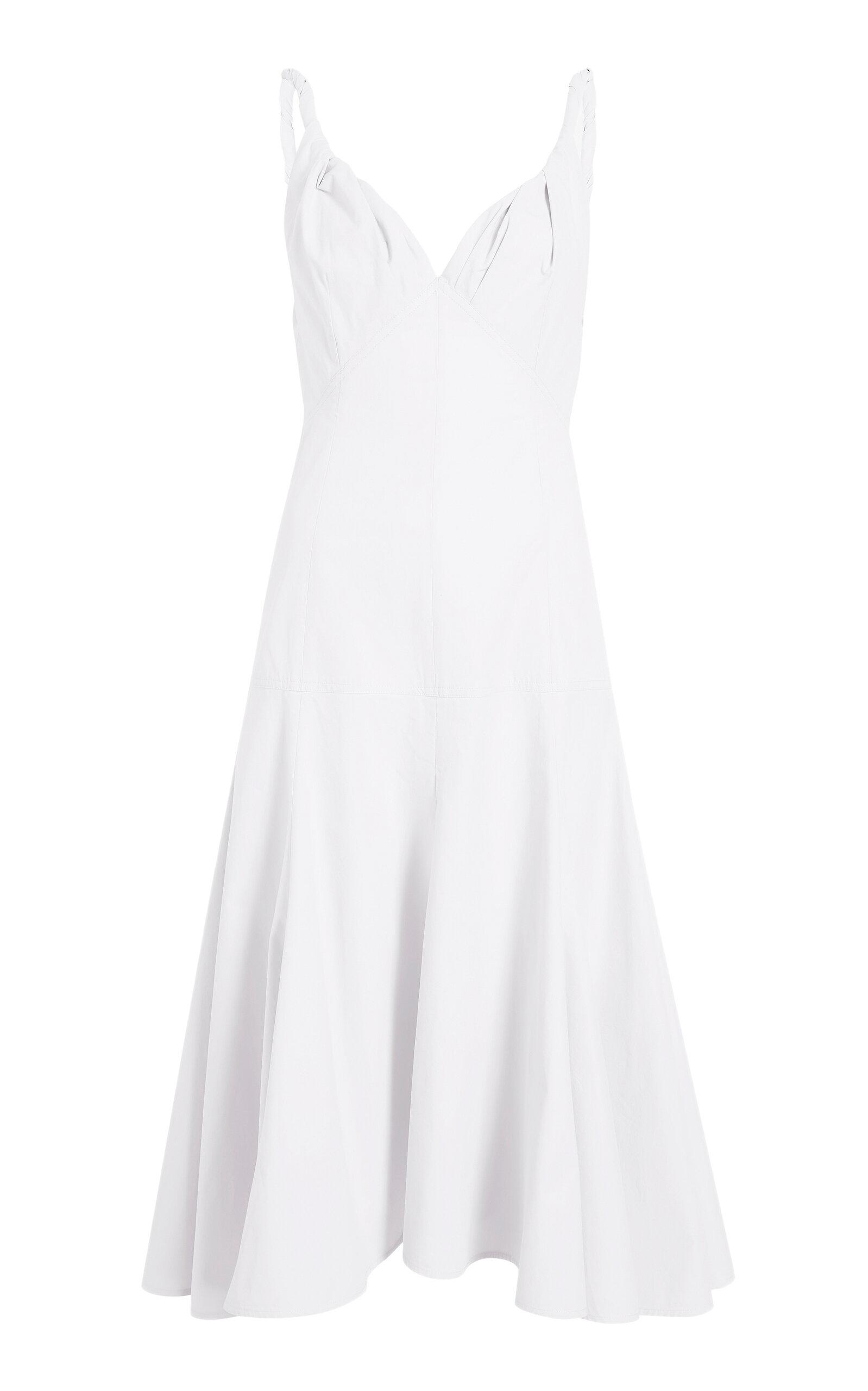 Proenza Schouler Leo Twisted Cotton Midi Dress - Moda Operandi by PROENZA SCHOULER