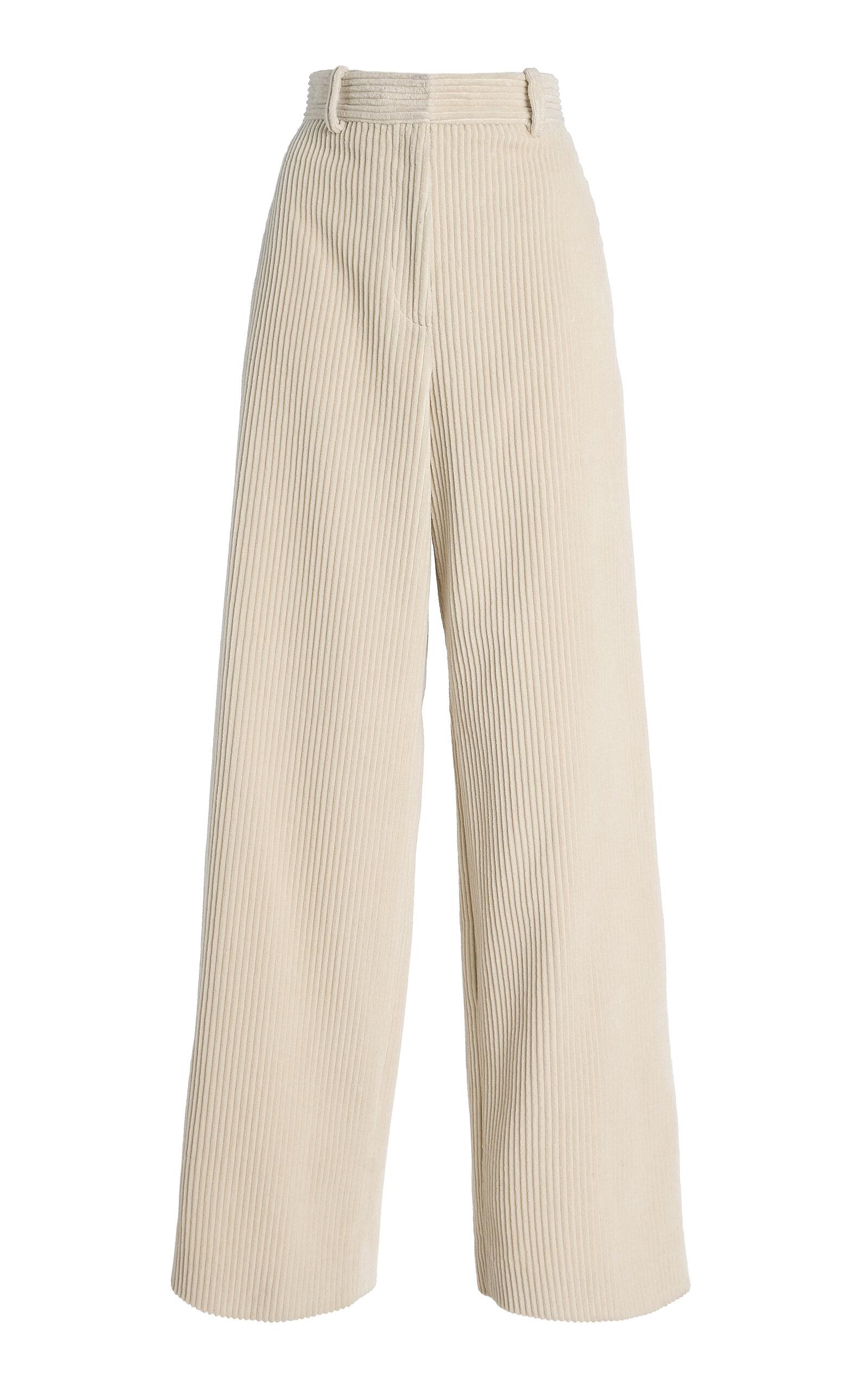 Proenza Schouler Lidie Cotton-Corduroy Wide-Leg Pants - Moda Operandi by PROENZA SCHOULER