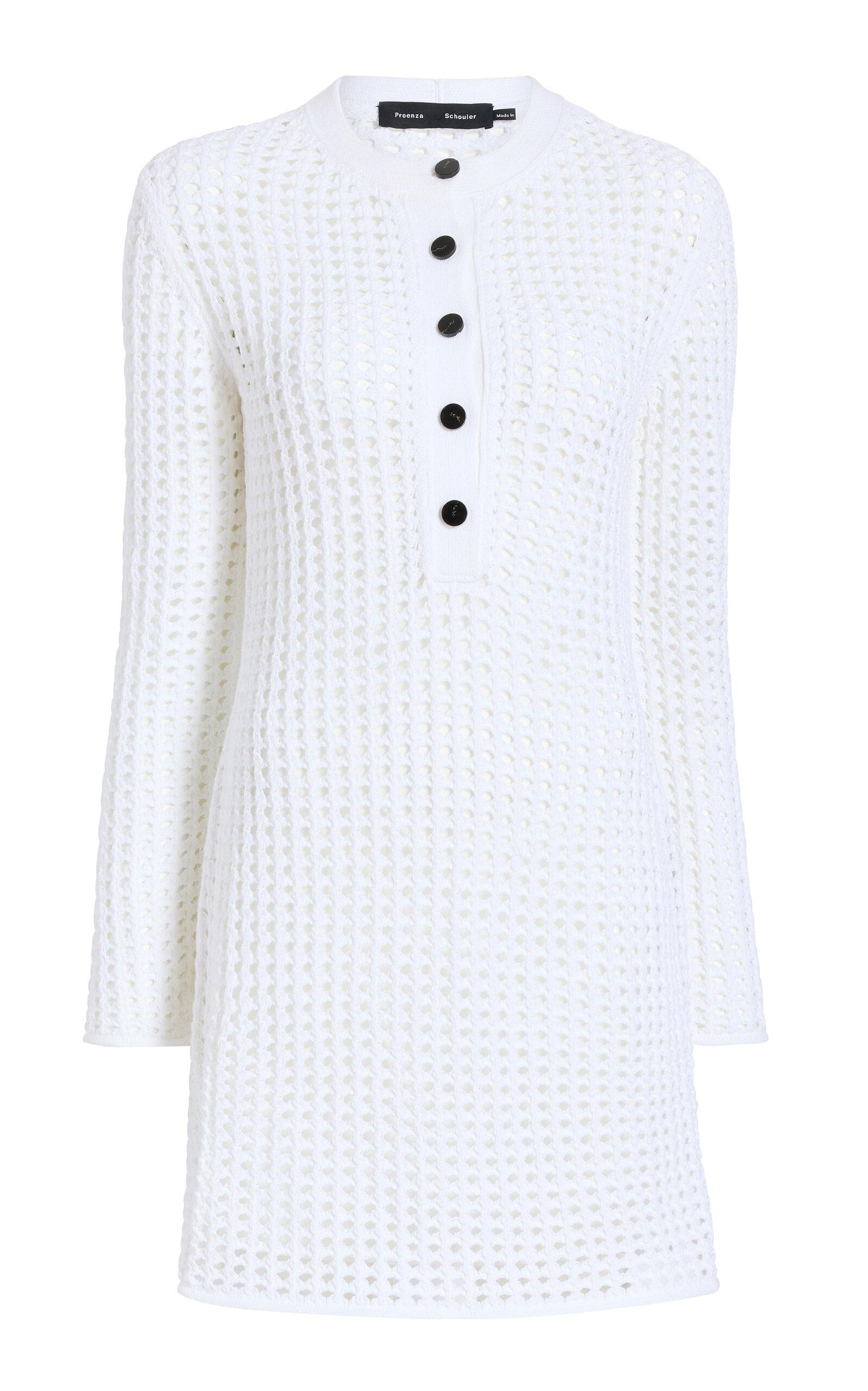 Proenza Schouler Micah Crocheted Mini Dress - Moda Operandi by PROENZA SCHOULER