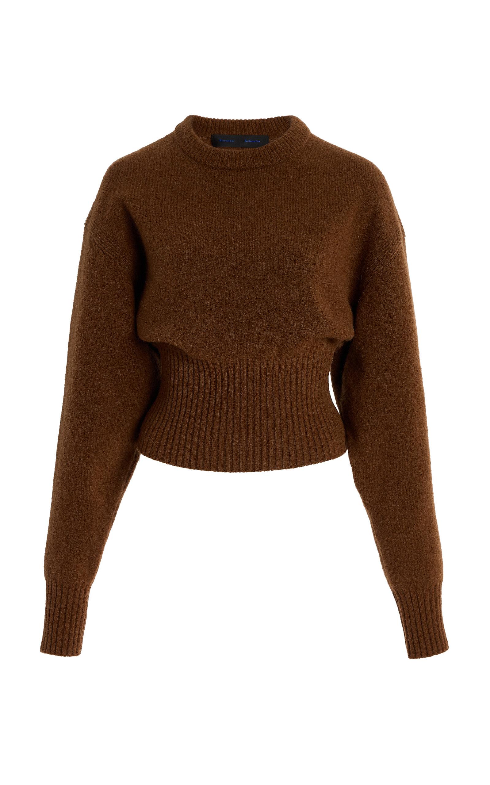 Proenza Schouler Randi Cropped Rib-Knit Sweater - Moda Operandi by PROENZA SCHOULER