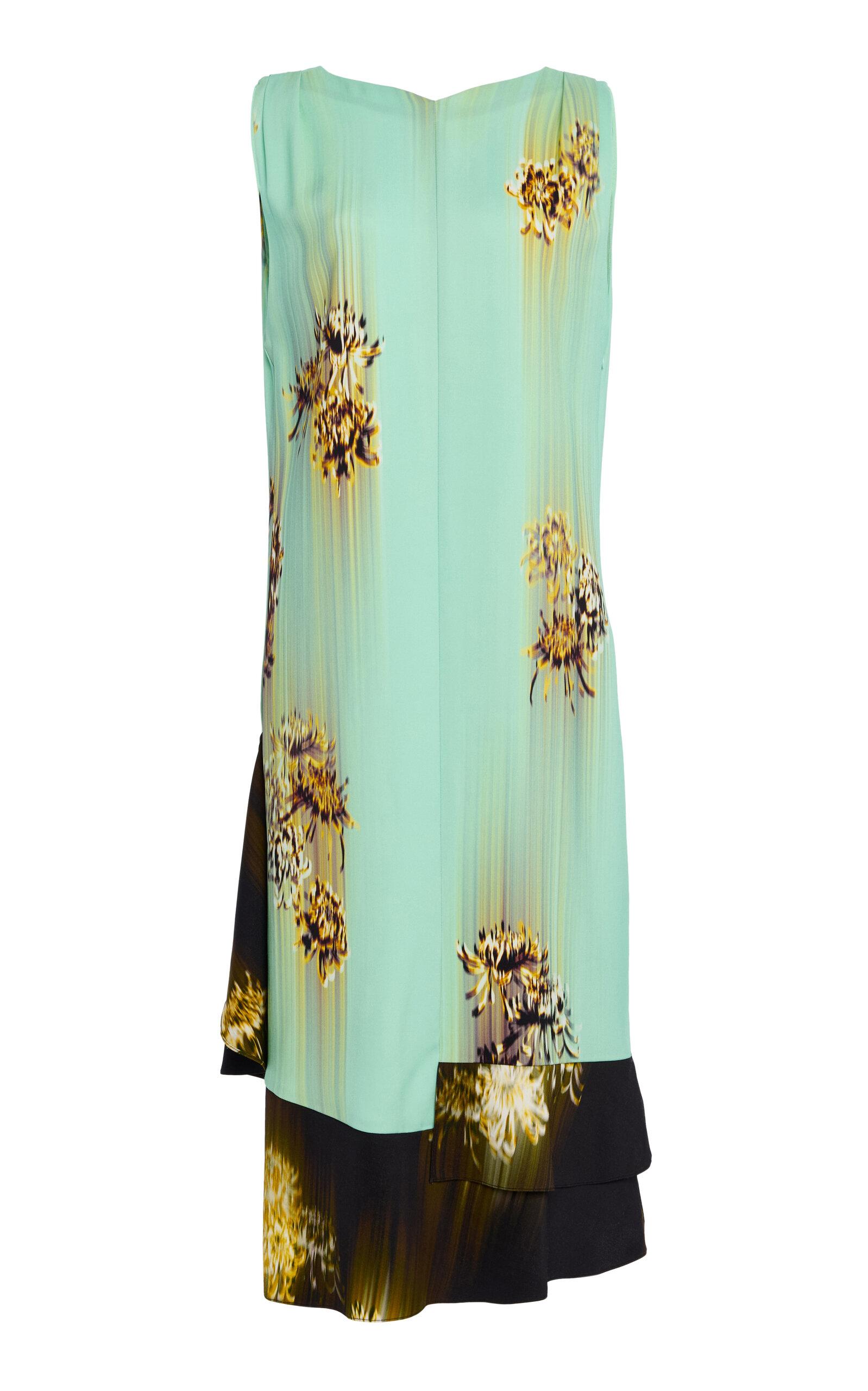 Proenza Schouler Rhetta Printed Crepe Midi Dress - Moda Operandi by PROENZA SCHOULER