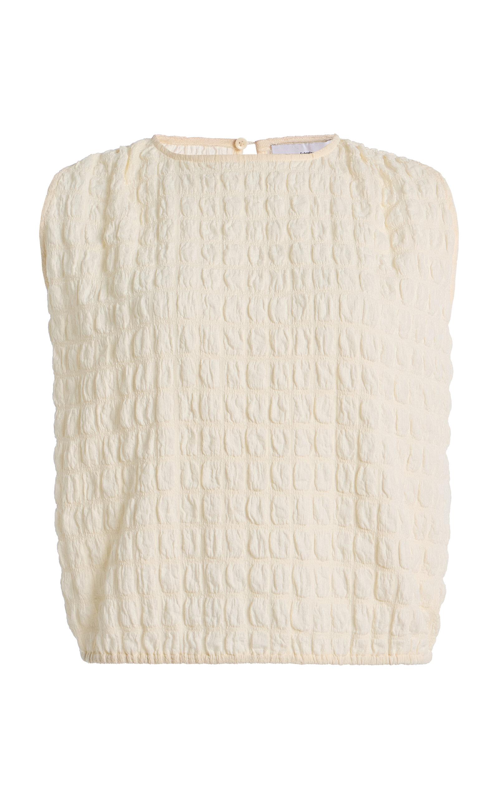 Proenza Schouler White Label Bradley Textured Top - Moda Operandi by PROENZA SCHOULER