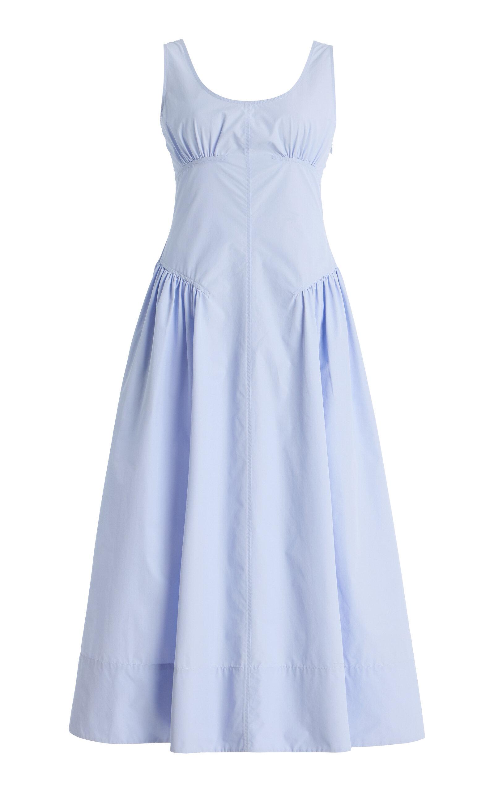 Proenza Schouler White Label Kendall Tech-Cotton Midi Dress - Moda Operandi by PROENZA SCHOULER