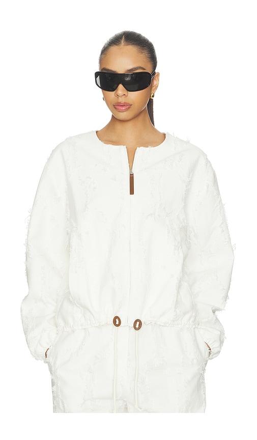 Proenza Schouler White Label Madigan Jacket in White by PROENZA SCHOULER