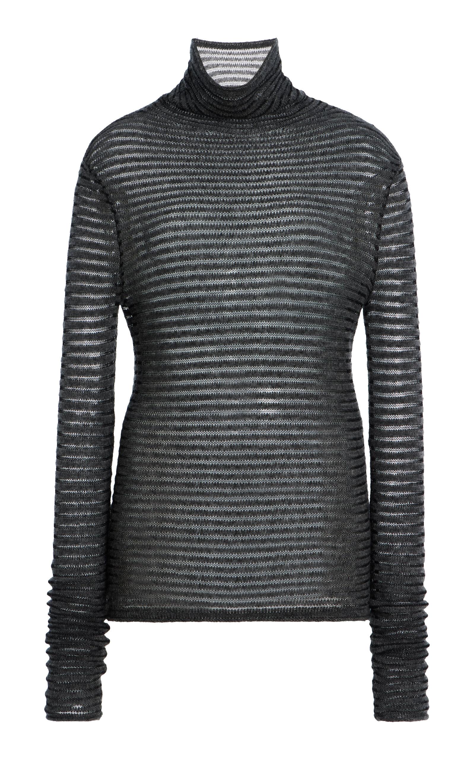 Proenzachouler White Label Haileytriped Wool; Cashmere andilkweater - Moda Operandi by PROENZA SCHOULER