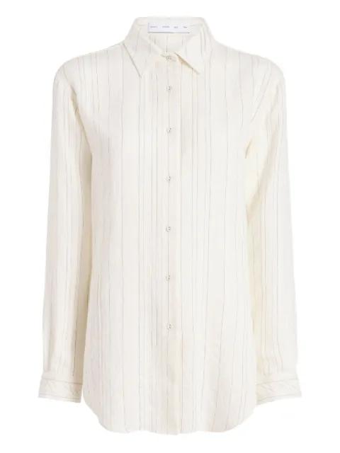 Raven stripe woven shirt by PROENZA SCHOULER