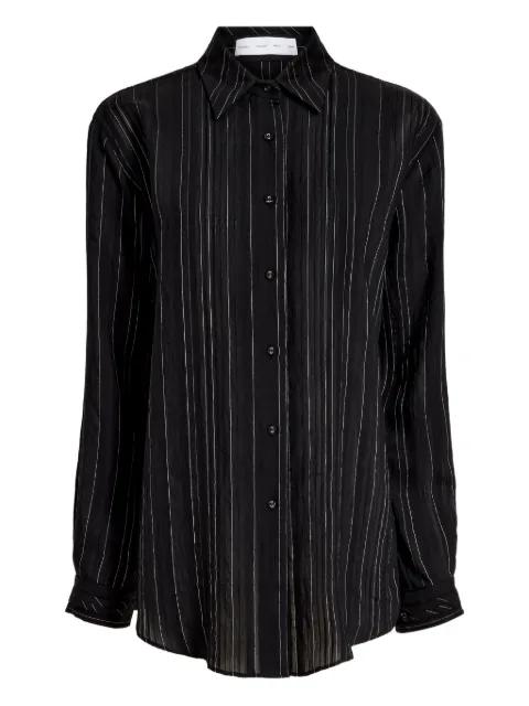 Raven stripe woven shirt by PROENZA SCHOULER