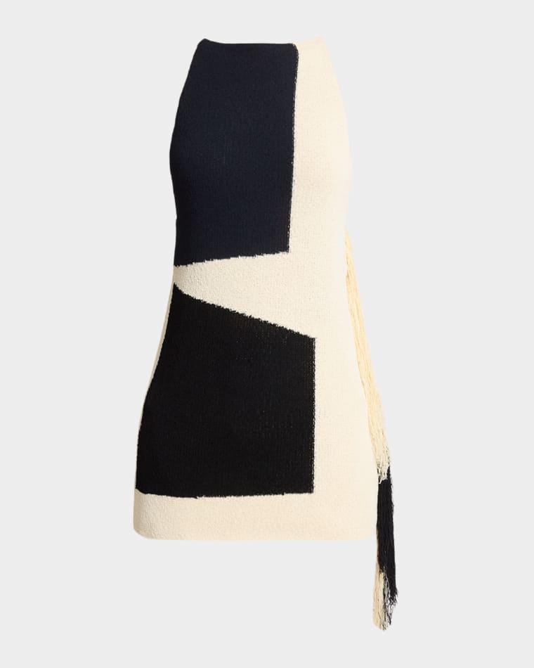 Saskia Color-Block Textured Knit Top by PROENZA SCHOULER