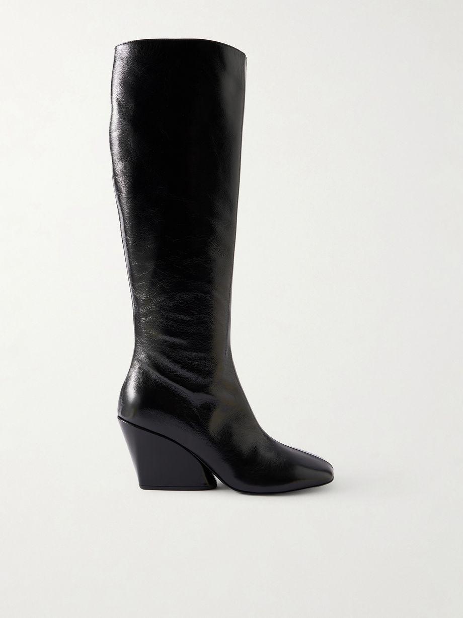 Slant 80 glossed-leather knee boots by PROENZA SCHOULER