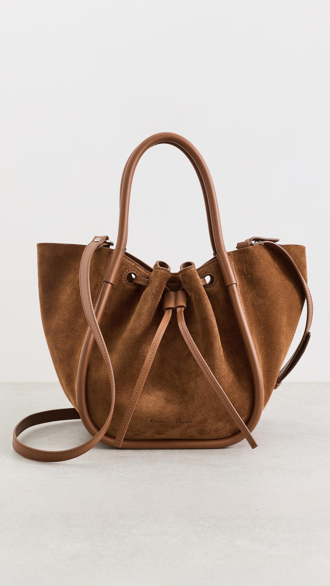 Small Ruched Tote In Soft Suede by PROENZA SCHOULER