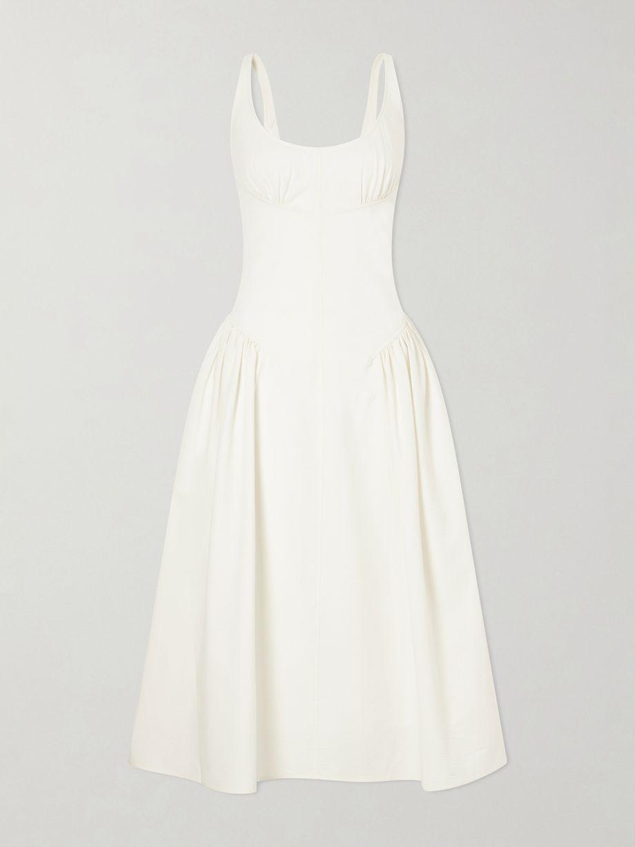 Solira seersucker midi dress by PROENZA SCHOULER
