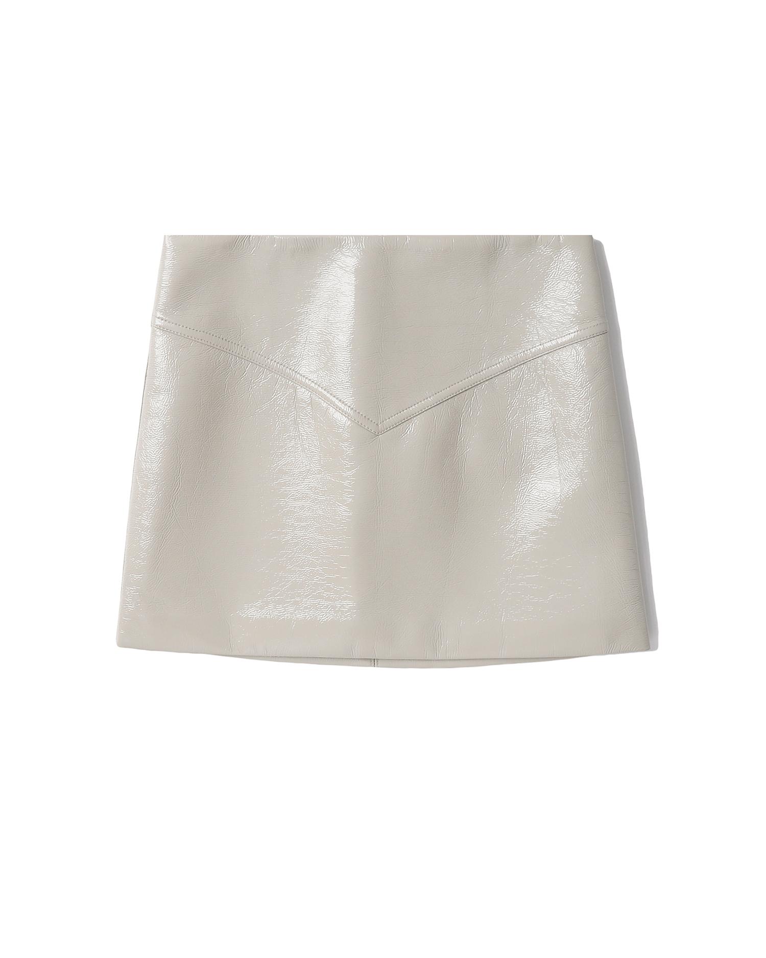 Synthetic leather mini skirt by PROENZA SCHOULER