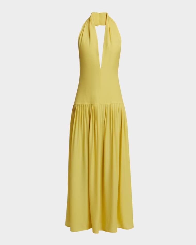 Tala Halter Viscose Georgette Dress by PROENZA SCHOULER