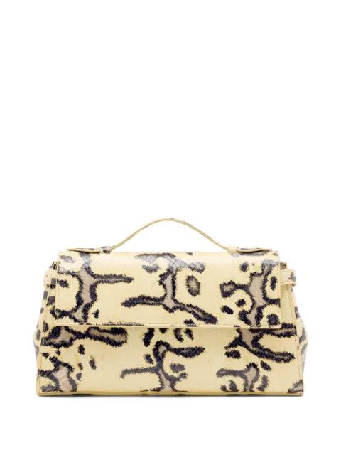 Tate python-print clutch bag by PROENZA SCHOULER