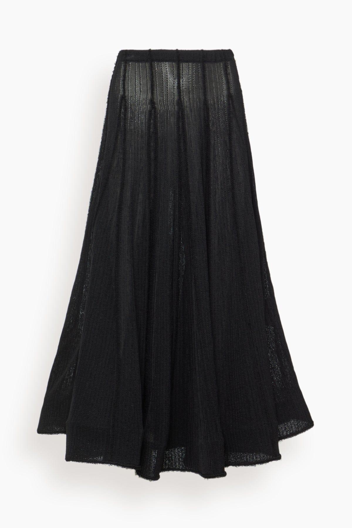 Tavia Skirt in Black by PROENZA SCHOULER