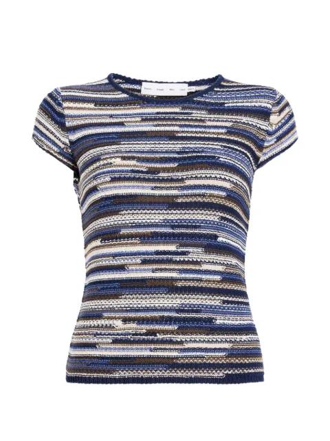 Veya ribbed striped T-shirt by PROENZA SCHOULER