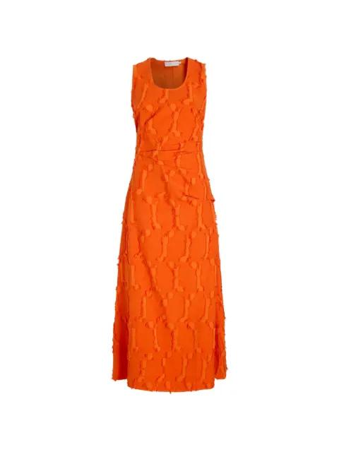 Violeta frayed jacquard maxi dress by PROENZA SCHOULER