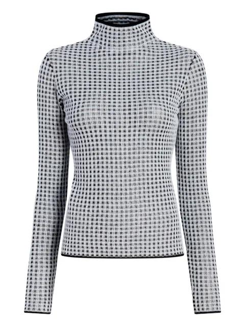 Zella check high-neck top by PROENZA SCHOULER