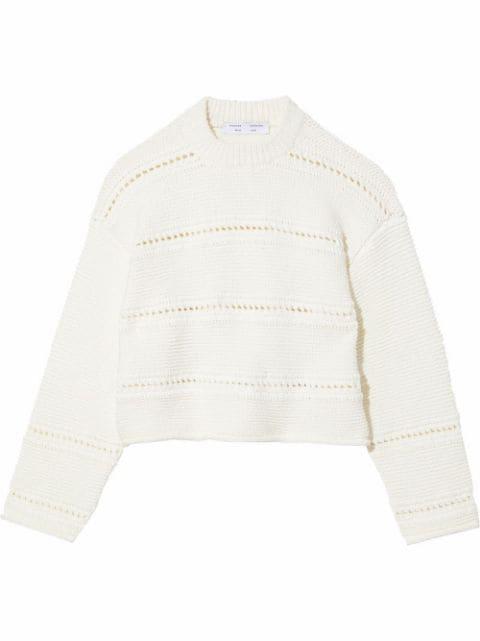 cropped open-knit jumper by PROENZA SCHOULER