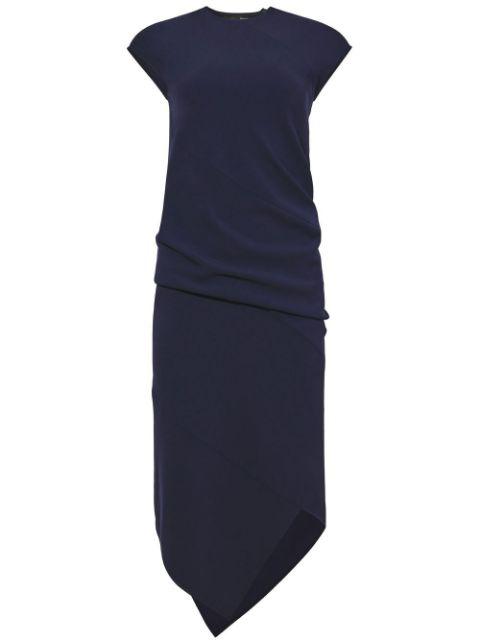 draped-detail asymmetric dress by PROENZA SCHOULER