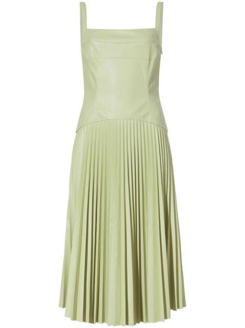 faux-leather drop-waist dress by PROENZA SCHOULER