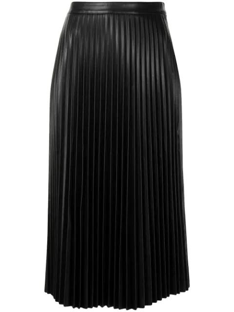 faux-leather pleated skirt by PROENZA SCHOULER