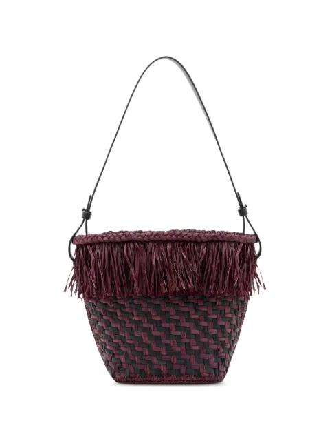 fringe-trim woven bucket bag by PROENZA SCHOULER
