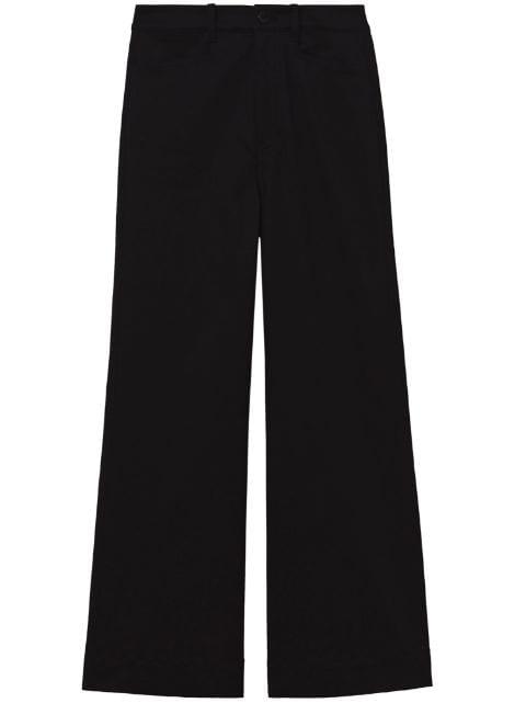 high-waisted cropped trousers by PROENZA SCHOULER
