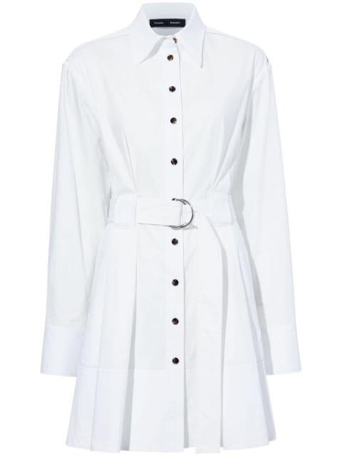 long-sleeve poplin shirt dress by PROENZA SCHOULER