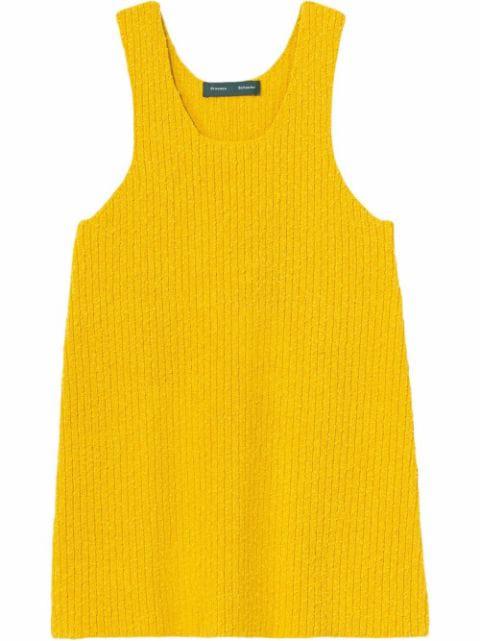 mélange bouclé knitted tank top by PROENZA SCHOULER
