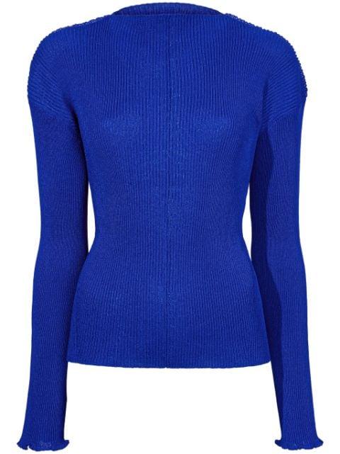 mock-neck ribbed sweatshirt by PROENZA SCHOULER