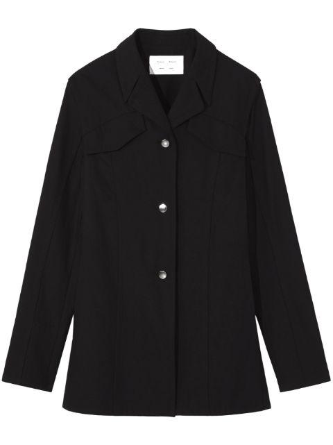 notched-lapels button-down blazer by PROENZA SCHOULER