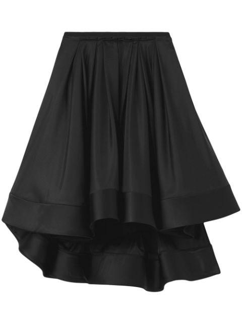 pleated full taffeta skirt by PROENZA SCHOULER