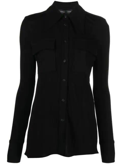 pointed-collar button-up shirt by PROENZA SCHOULER