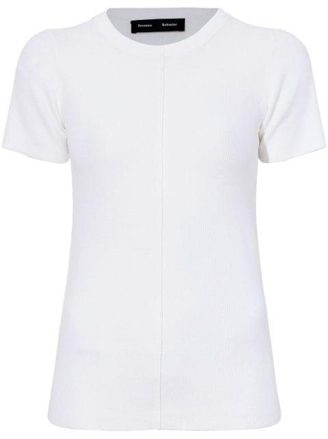 ribbed crew-neck T-shirt by PROENZA SCHOULER