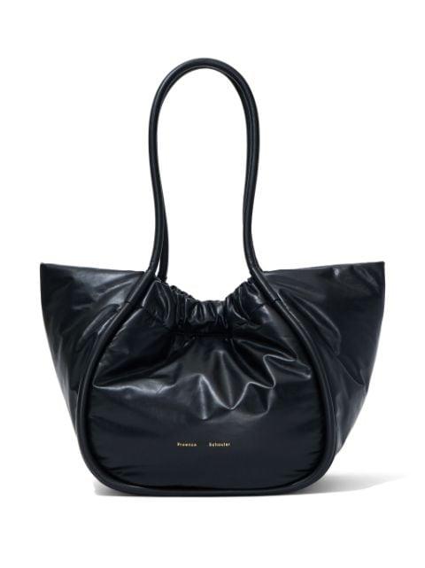 ruched leather tote bag by PROENZA SCHOULER