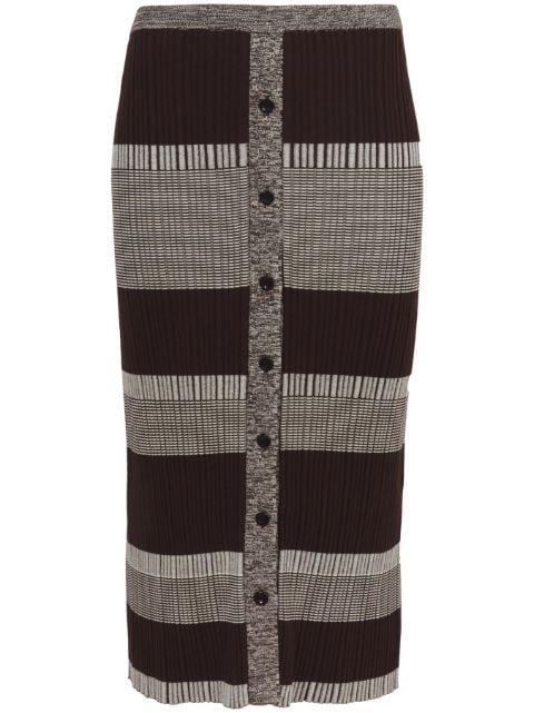 striped midi skirt by PROENZA SCHOULER