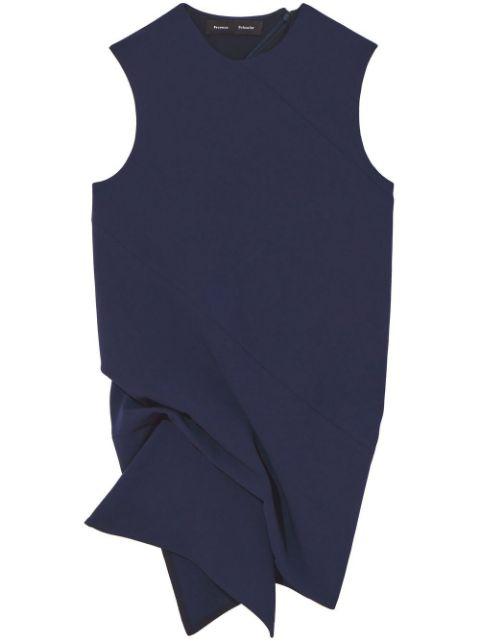 twisted-detail sleeveless blouse by PROENZA SCHOULER