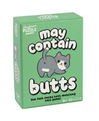 Animal Buttmatching Card Game by PROFESSOR PUZZLE