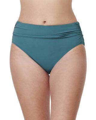 Bachelorette Mid Rise Shirred Bikini Bottom by PROFILE BY GOTTEX