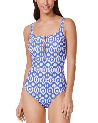 Mantra Square Neck One Piece Swimsuit by PROFILE BY GOTTEX