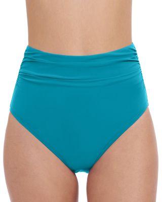 Shirred High Waist Bikini Bottom by PROFILE BY GOTTEX