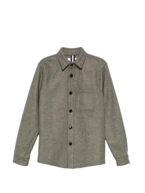 Prince of Wales-check overshirt by PROFUOMO